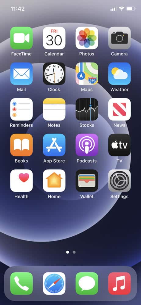 Phone screen