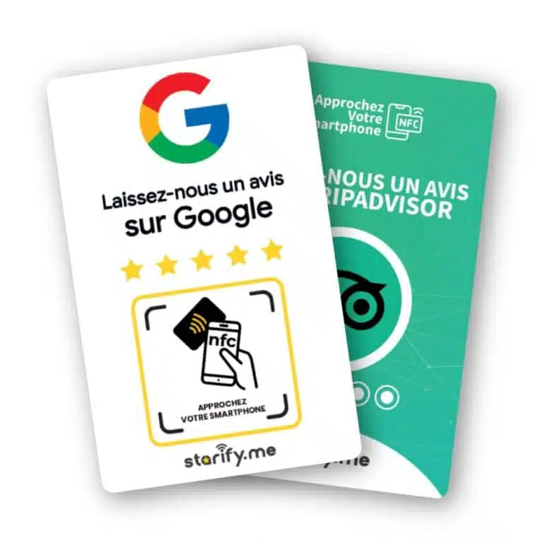 Duo NFC-Karten kontaktlos Google Bewertungen und Tripadvisor